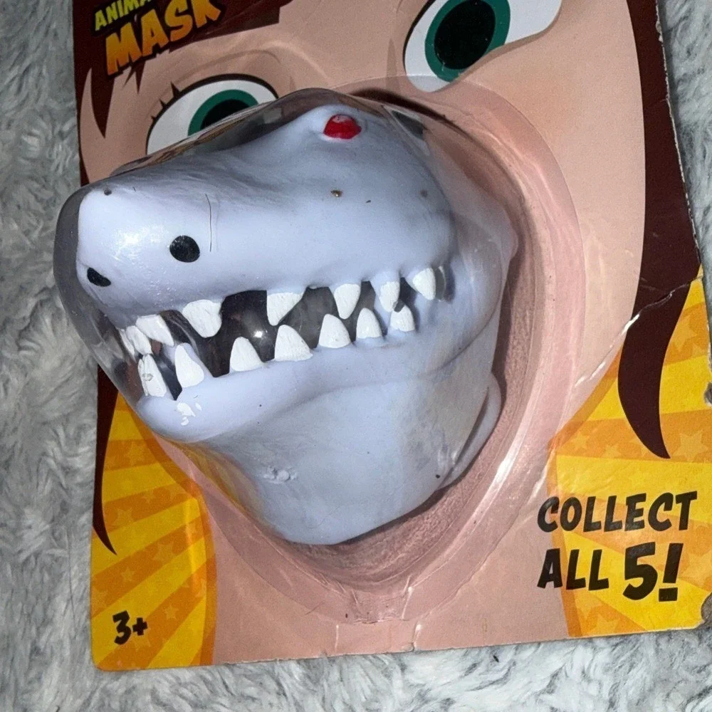 Shark Animal Nose Mask Novelty Costume Accessory Grey Greenbrier International